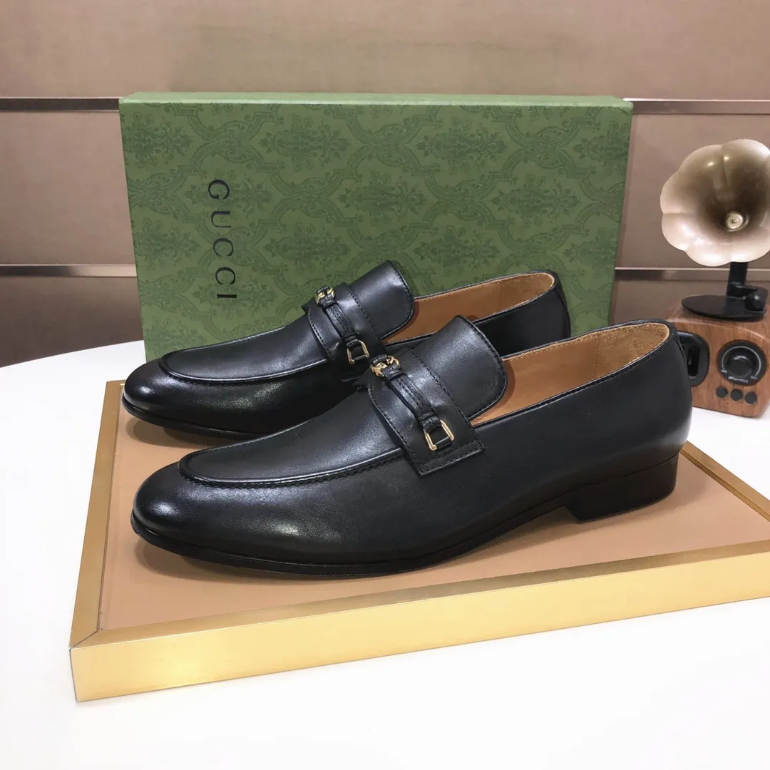 Men's shoes 💰580💰[GUCCI—Gucci] The latest high-end version of Gucci. Official website new model. Available at the same time at counters, the uppers are made of original cowhide imported from Italy/matched with the original special material splicing design concept; "highlight, high-end, grade, extravagance" and exquisite workmanship (original mesh fabric) sole: original factory special outsole size (38-45) (custom-made 45 non-returnable)